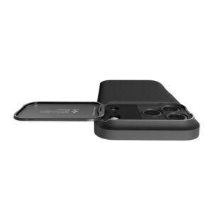 coque optik armor mag magsafe pour iphone 17 pro spigen noir