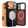 coque kevlar aramid cc magsafe pour iphone 17 pro tech protect noir