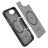 coque iphone 16e / 17e enzo aramid spigen noir mat