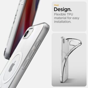coque iphone 16e / 17e liquid crystal spigen transparent