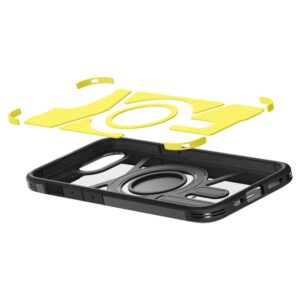 coque iphone 16e / 17e tough armor spigen noir