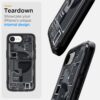 coque iphone 16e / 17e ultra hybrid spigen noir