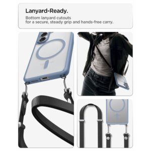 coque samsung galaxy s26+ ultra hybrid spigen bleu ciel