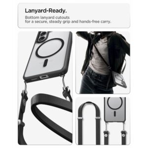 coque samsung galaxy s26+ ultra hybrid spigen noir mat