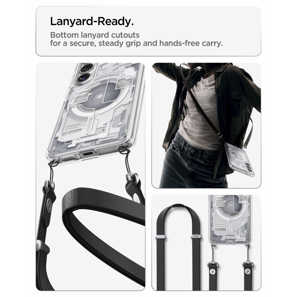 coque samsung galaxy s26+ ultra hybrid spigen blanc