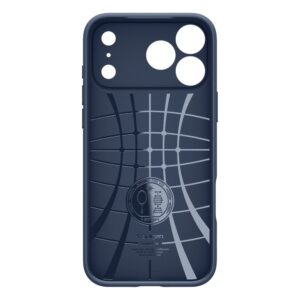 coque iphone 17 pro max liquid air spigen bleu marine