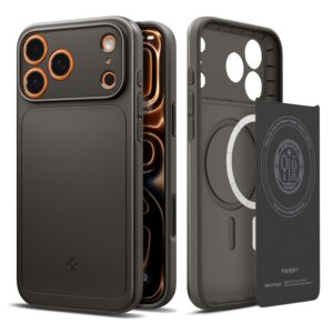 coque iphone 17 pro max thin fit mag spigen anthracite