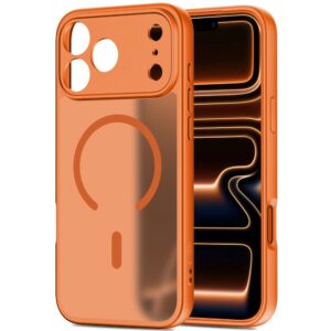 coque iphone 17 pro max tech protect orange