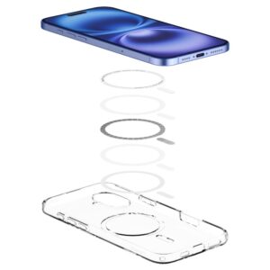 coque iphone 16 liquid crystal spigen transparent