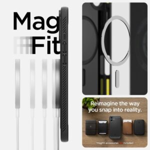 coque iphone 16 rugged armor spigen noir mat