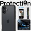 coque iphone 16 ultra hybrid spigen noir mat