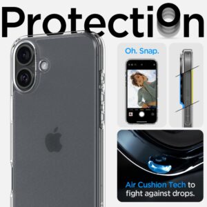 coque iphone 16 ultra hybrid spigen transparent
