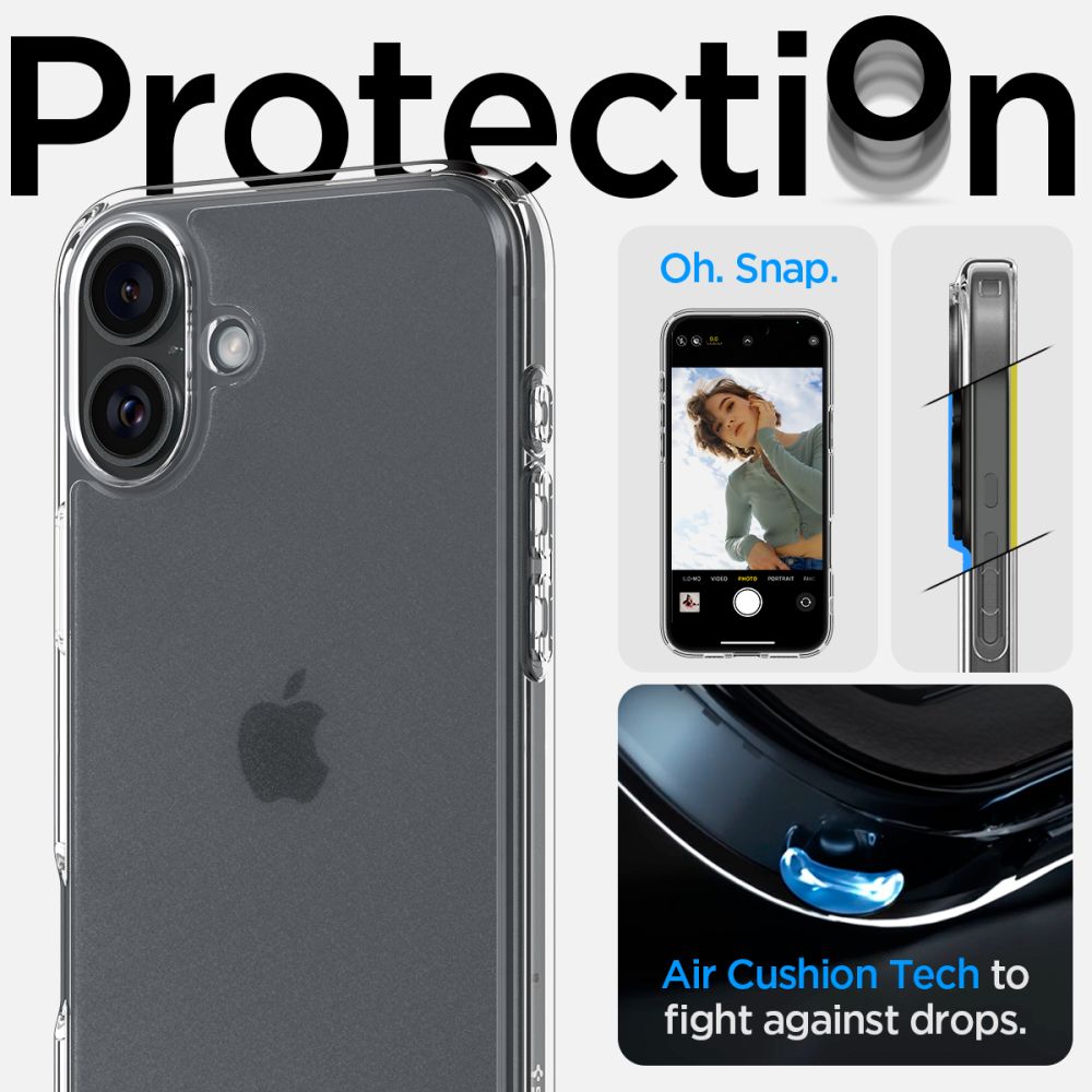 coque iphone 16 ultra hybrid spigen transparent