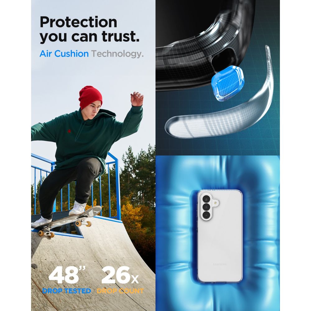 coque samsung galaxy a37 5g spigen liquid crystal transparent