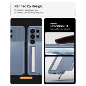 coque slim armor cs pour samsung galaxy s26 ultra spigen bleu clair
