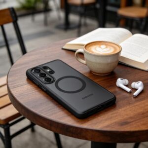 coque magpeak magsafe pour samsung galaxy s26 ultra tech protect noir mat