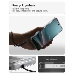 coque ultra hybrid "s" magsafe pour samsung galaxy s26 ultra spigen transparent/blanc