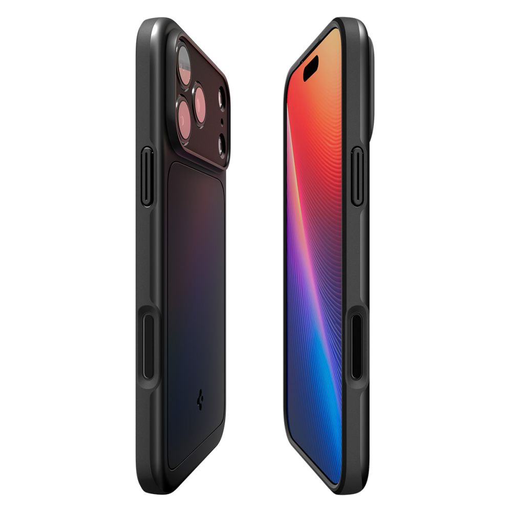 coque thin fit mag magsafe pour iphone 17 pro spigen noir