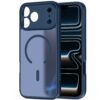 coque basicmag magsafe pour iphone 17 pro tech protect bleu profond mat