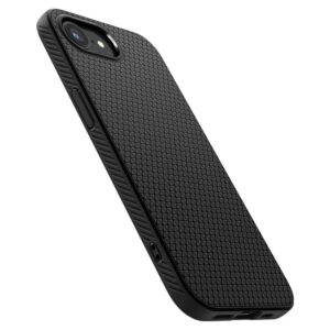 coque iphone 16e / 17e liquid air spigen noir mat