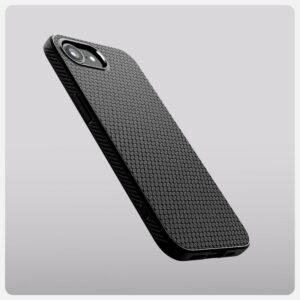 coque iphone 16e / 17e liquid air spigen noir mat