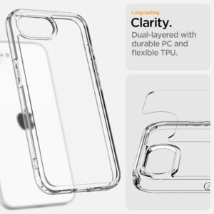 coque iphone 16e / 17e ultra hybrid spigen transparent