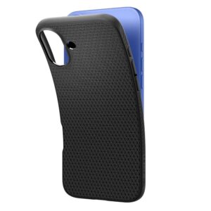 coque iphone 16 liquid air spigen noir mat