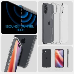 coque iphone 16 ultra hybrid spigen transparent