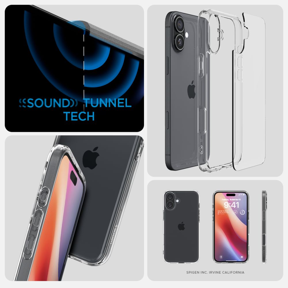 coque iphone 16 ultra hybrid spigen transparent