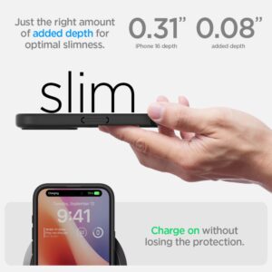 coque iphone 16 ultra hybrid spigen noir mat