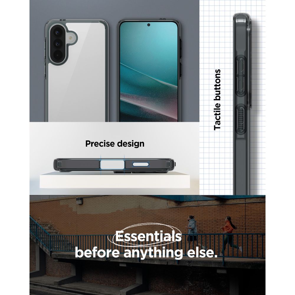 coque samsung galaxy a57 5g spigen ultra hybrid transparent fumé