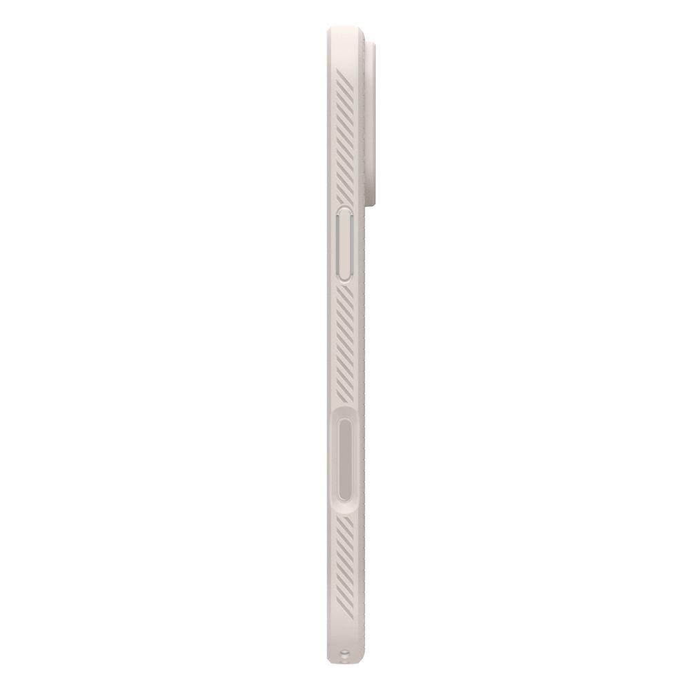 coque liquid air pour iphone 17 pro spigen titane naturel