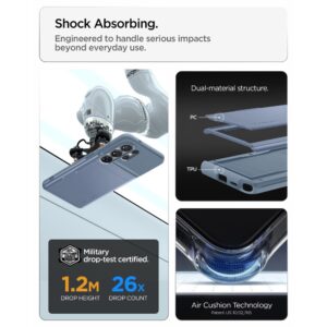 coque slim armor cs pour samsung galaxy s26 ultra spigen bleu clair