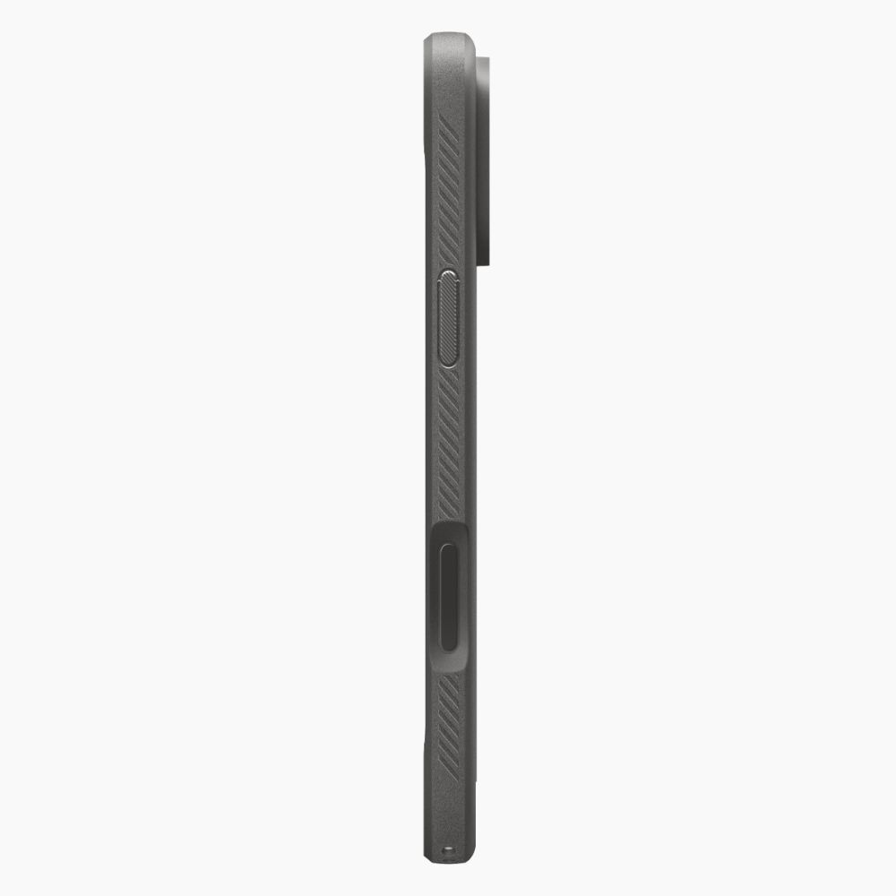 coque rugged armor mag magsafe pour iphone 17 pro spigen gris