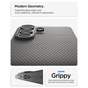 coque liquid air magsafe pour samsung galaxy s26 ultra spigen gris marbré