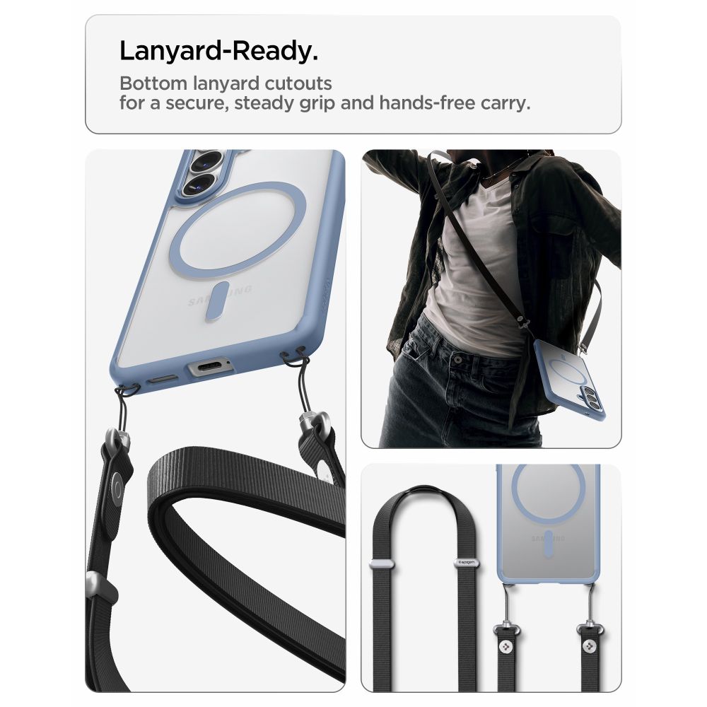 coque samsung galaxy s26 ultra hybrid spigen bleu ciel