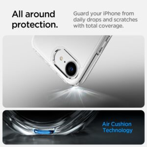 coque iphone 16e / 17e ultra hybrid spigen transparent