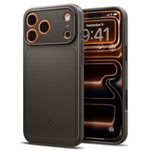 coque iphone 17 pro max thin fit mag spigen anthracite