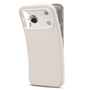 coque liquid air pour iphone 17 pro spigen titane naturel