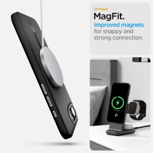 coque iphone 16e / 17e enzo aramid spigen noir mat