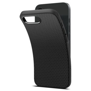 coque iphone 16e / 17e liquid air spigen noir mat