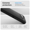 coque iphone 16e / 17e rugged armor spigen noir mat