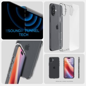 coque iphone 16 ultra hybrid spigen transparent