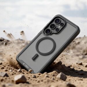 coque defense magsafe pour samsung galaxy s26 ultra tech protect noir mat
