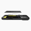 coque rugged armor mag magsafe pour iphone 17 pro spigen noir mat
