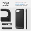 coque iphone 16e / 17e rugged armor spigen noir mat