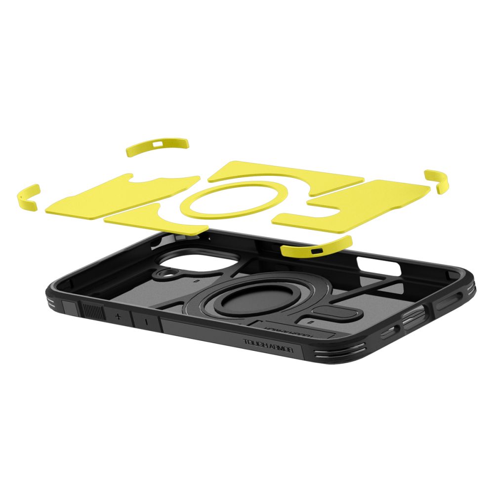 coque iphone 16 tough armor spigen noir