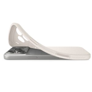 coque liquid air pour iphone 17 pro spigen titane naturel
