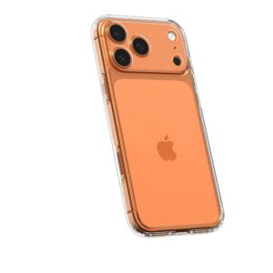 coque ultra hybrid pour iphone 17 pro spigen cristal transparent