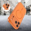 coque basicmag magsafe pour iphone 17 pro tech protect orange cosmique mat
